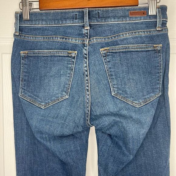 PRINCIPLE DENIM INNOVATORS Dreamer Distressed Knee Patch Skinny Ankle Jean, 25 - Picture 7 of 12